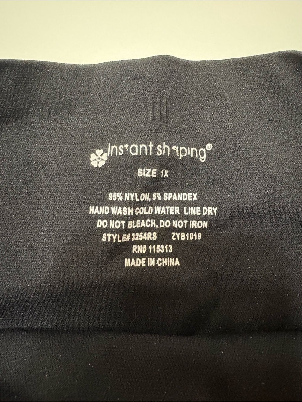 Amazon size 1X Instant Shaping Black High-Waist Shapewear Shorts - Picture 3 of 3
